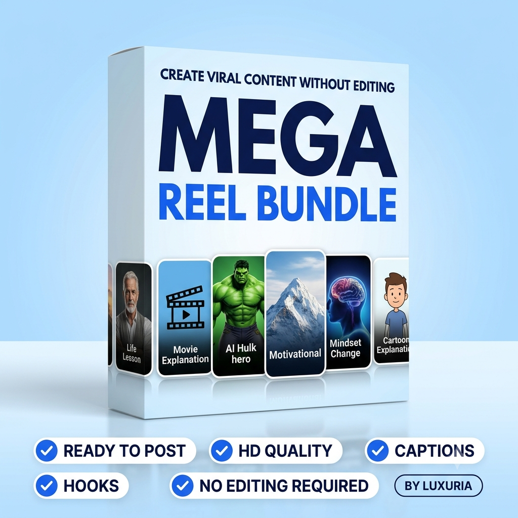 2000+ Viral AI Mega Reels Bundle